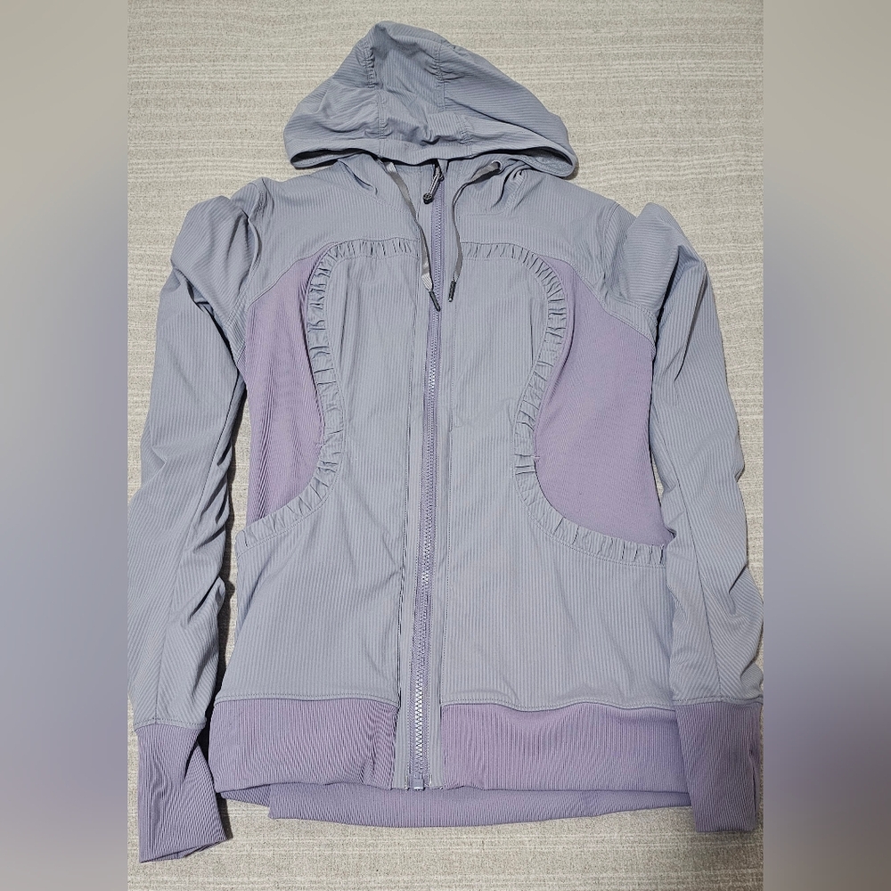 Light Purple Hooded Jacket